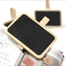 1000 шт. Деревянный милый мини доска клип на сообщение небольшой доске деревянные фото зажим для листа бумаги канцелярские принадлежности