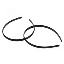MYPF- 12 x 10 mm Plastic Hairband Jewelry Black Hair Accessories