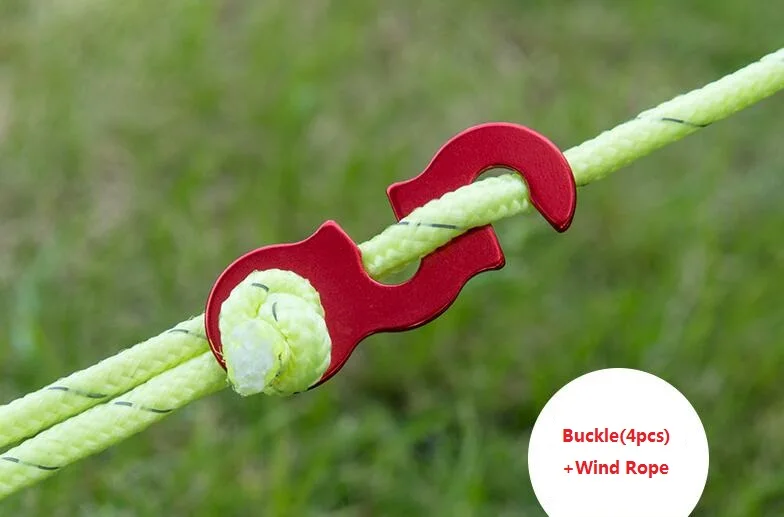 Naturehike палатка ветровая веревка Пряжка(ветровая веревка 36ft+ пряжка 4 шт.) Открытый Кемпинг Ветер стоппер для троса тент регулировать пряжки