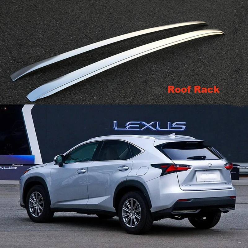 سقف السيارة رف الأمتعة رفوف ل كزس NX300 NX300h 2015.2016.2017 سبائك الألومنيوم عالية الجودة ماركة جديدة اكسسوارات السيارات