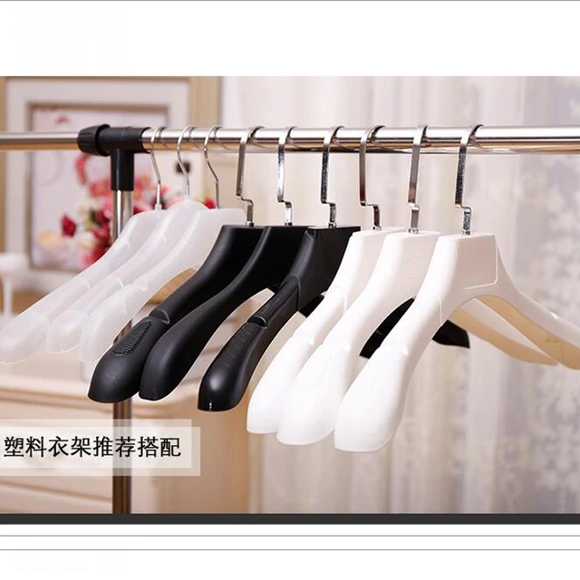 Man Women Suit Hanger Widened Thick Flat Hook Plastic Hangers Garment  Display Hanger Store Fixture - Hangers - AliExpress
