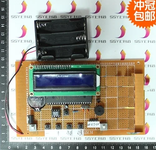 

The Design of Digital Clock Kit (welding) Based on 51 Single Chip Microcomputer Multi-functional Electronic Clock Calendar