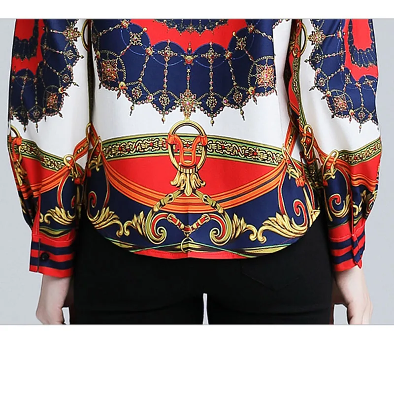 2019 New Spring Summer Women Blouse Flower V-Neck Long Sleeve Work Shirts Women office Tops blouse for business Vestidos 2019 New Spring Summer Women Blouse Flower V-Neck Long Sleeve Work Shirts Women office Tops blouse for business Vestidos