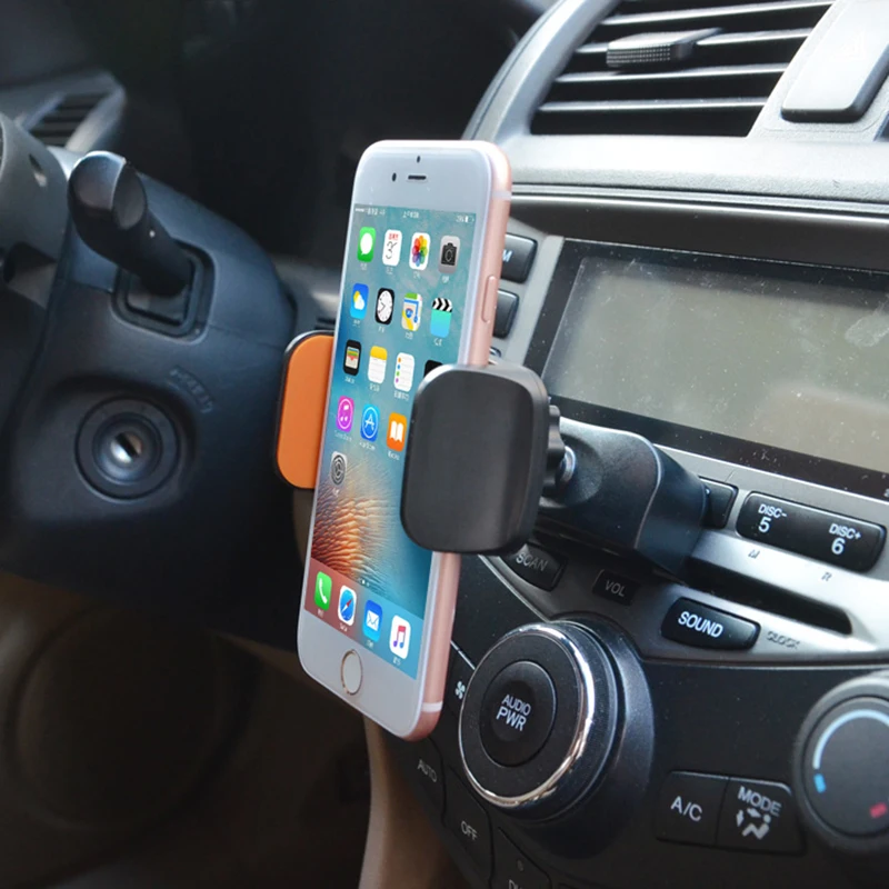 Universal Car Telephone Holder Air Vent Cd Slot 2in1 Mount Cellphone Support mobile phone accessories