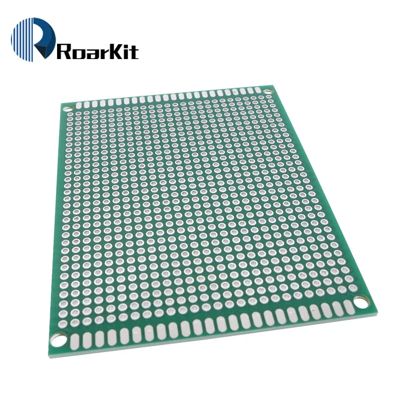 1 шт. 7x9 см Прототип PCB 7*9 см панель двойное покрытие/лужение PCB универсальная плата двухсторонняя PCB 2,54 мм доска