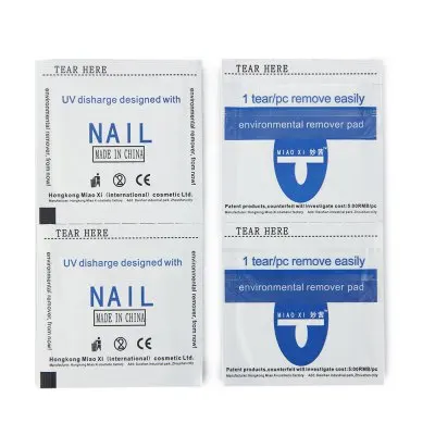 

200Pcs Disposable Gel Lacquer Nail Polish Foil Easy Remover Cleaner Wraps UV Discharge Designed Acetone Kit Nail Gel Removering