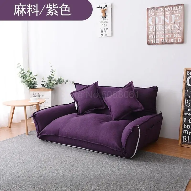 Ленивый диван японские татами девушка спальня прекрасный маленький диван небольшой Huxing простой складной двойной диван-кровать - Color: fy5