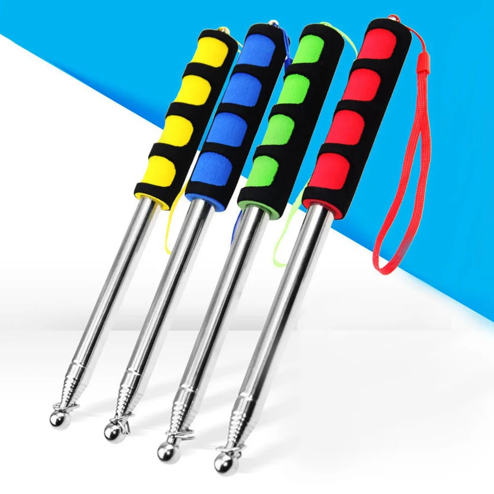 

1.2M Meters Flagpoles Telescoping Telescopic Flag Pole for Teaching Pointer Tour Guide Banner Flagstaff