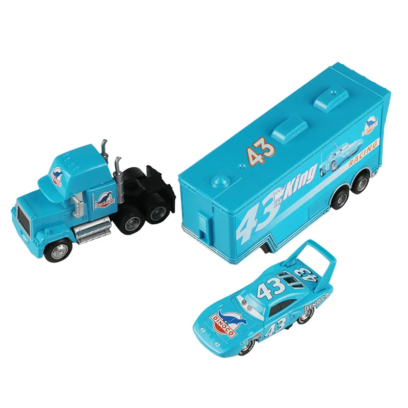 Disney Pixar Cars 2 3 игрушечные лошадки Молния Маккуин Джексон Storm Мак дядя грузовик 1:55 литой модельный автомобиль игрушки детей подарок на день