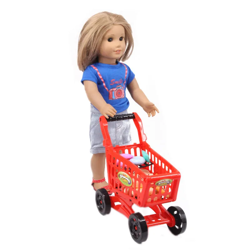 Fleta Best Selling Shopping Cart With 4 Wheels For 18 Inch American