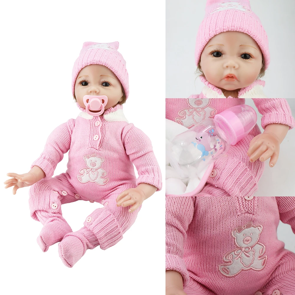 

reborn doll 55cm soft silicone dolls for girls lol live bebek reborn munecas lol dolls for girls baby surprise baby