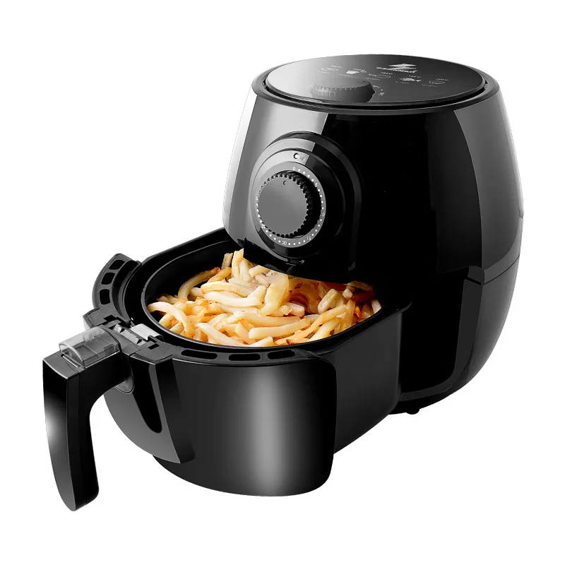 

New Technology Electric Air Fryer Home Intelligent Oil-free French Fries Machine Safe Deep Fryer 2.6L Mini 1200w Multi Cooker