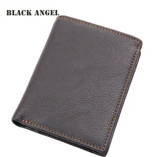 Мужские кошельки из натуральной коровьей кожи, модные карманные Кошельки для монет, Брендовые мужские кошельки, съемный чехол для карты, кошелек