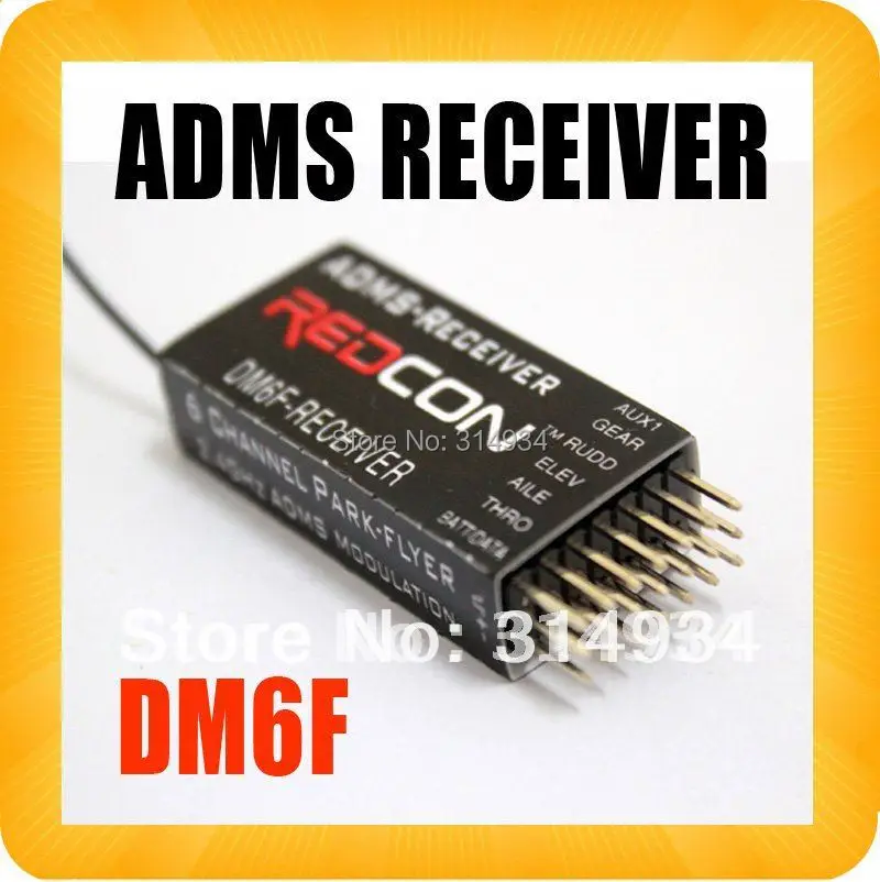 

5PCS DM6F DMSS allmax 2.4G 6 Channe JR XG7/XG8/XG11 TRANSMITTER ADMSl 6ch RX Receiver for Park Flyer Rc Helicopter TOY SPORTS