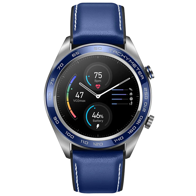 Новейший huawei honor watch magic smartwatch 1,2 дюймов AMOLED сенсорный экран heartrate мониторинг BT4.2 BLE gps 5ATM водонепроницаемый