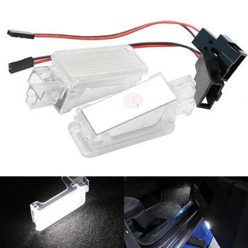 

2pcs Error Free LED Courtesy Glove Box Under Door Foot Light for VW Touareg Tiguan Eos Passat for SKODA SUPERB 2016 - 3V