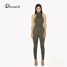 Хорошее качество женщин комбинезон летний Стиль Длинные рукава стенд воротник Растениеводство Топ Леди Sexy оболочка укороченные комбинезоны