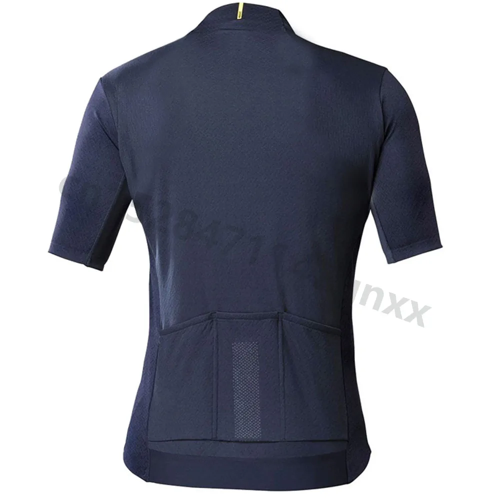 2019 Mavic мужские веломайки pro team летняя велосипедная рубашка с коротким рукавом Топ maillot ciclismo быстросохнущая велосипедная одежда для