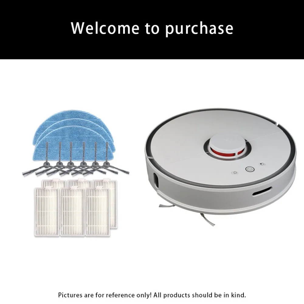 

for ILife v5 side Brushes Unid + MOP Unid + HEPA Unid filter for iLife v55 robot Accessories
