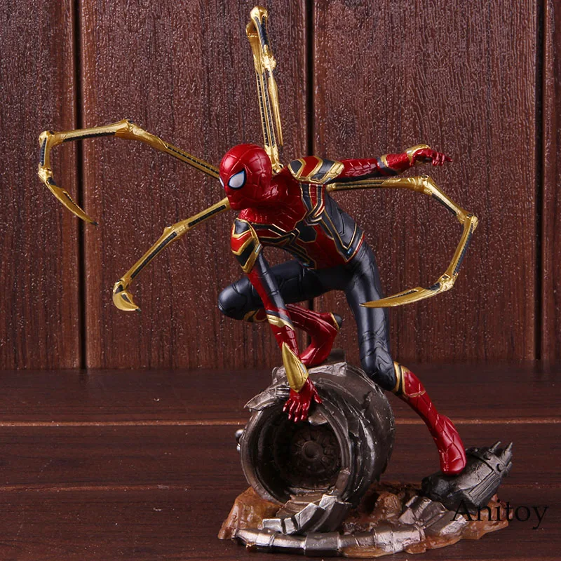 Beste Iron Studios Marvel Avengers Iron Spiderman 1 10 Schaal PVC Standbeeld Figuur Spider Man Action Figure Collectible Model Toy