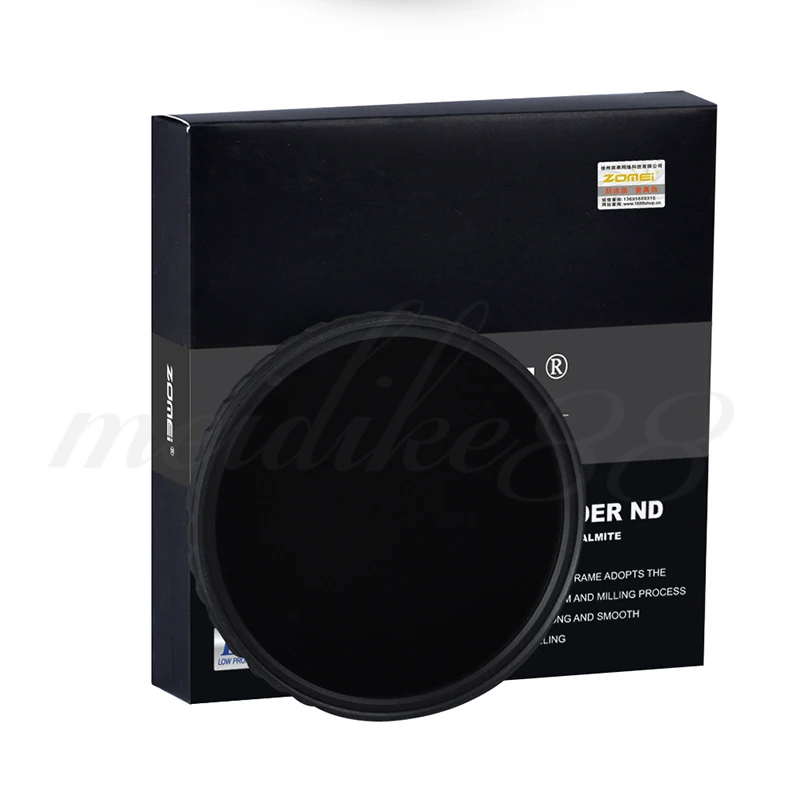 Ультратонкий многослойный 18-слойный HD ND2-400 Fader ND фильтр Zomei 82 мм | Электроника