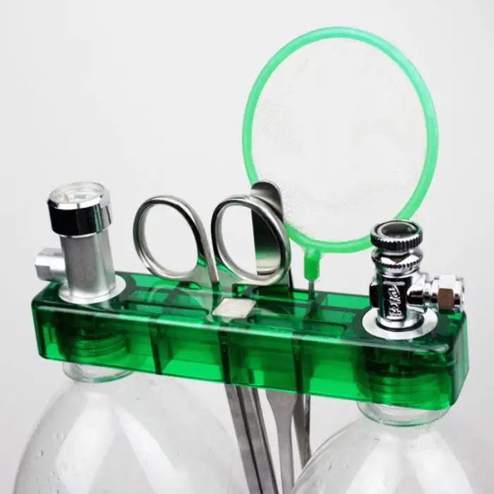 DIY CO2 генератор системы комплект диффузор воздушный поток регулирующий клапан воды аквариумные растения может CSV
