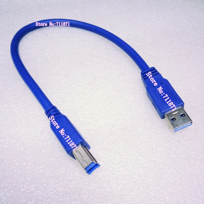 Short Usb3 Usb3.0 Printer Cable A Male to B Male USB3.0 Data cable Line Printer HDD BOX CD ROM