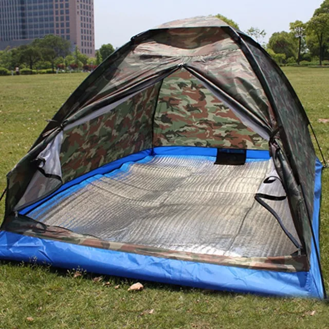 Best Offers Outdoor Portable Beach Tent Camouflage Camping Tent for 2 Person Single Layer polyester fabric Tents PU1000mm Carry Bag Travel Best Offers Outdoor Portable Beach Tent Camouflage Camping Tent for 2 Person Single Layer polyester fabric Tents PU1000mm Carry Bag Travel
