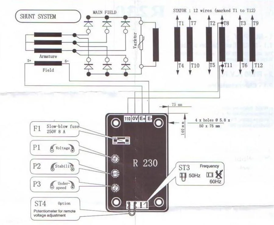 Us 56 05 5 Off Avr R230 For Leroy Somer Generator Automatic Voltage Regulator Drop Shipping Free Shipping With Track Number 12002933 R230 Head Avr