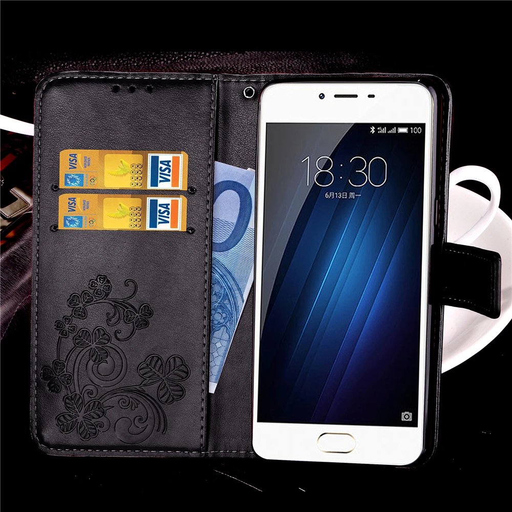 Для Meizu Meilan M3S чехол Mini Роскошный Ретро Кожаный Мягкий силиконовый с подставкой и