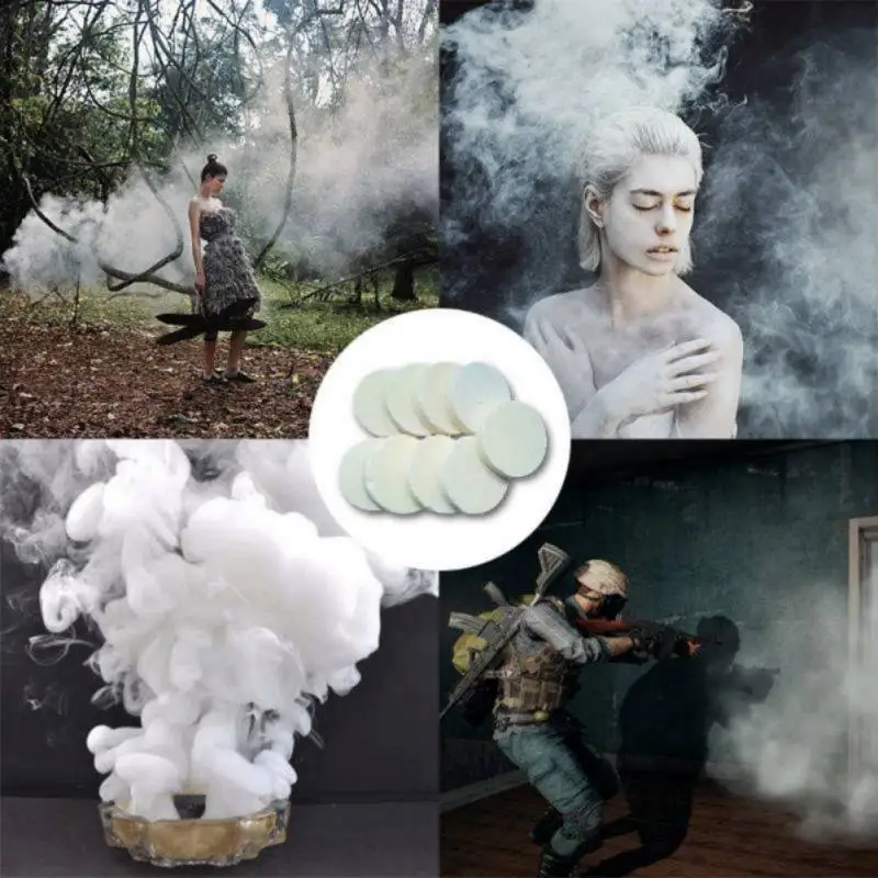 

Fashion Colorful Smoke Cake Smoke Effect Show Round Bomb Photography Aid DIY Toy Gifts