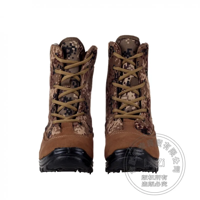 

Bandage Botas Fashion Snowboots Round Toe Work Safety New Arrival Winter Boots Thread Fleece Thermal Patchwork Camouflage