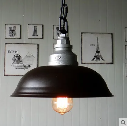 Wrount Iron Edison Vintage Lamp Industrial Pendant Light Fictures In Retro Loft Style ,Lustres De Sala Teto Pendente