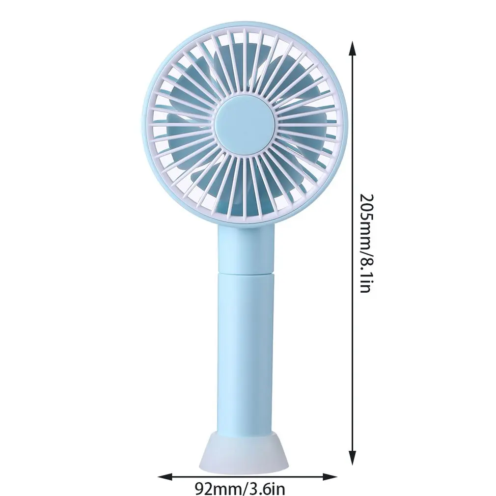 Портативный ручной вентилятор с перезаряжаемой встроенной батареей Usb порт дизайн удобный мини вентилятор для умного дома