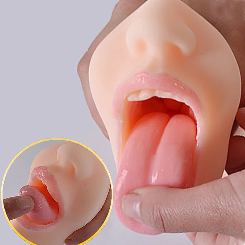 Hot Oral Masturbator Deep Throat With Tongue Teeth Pocket -6692