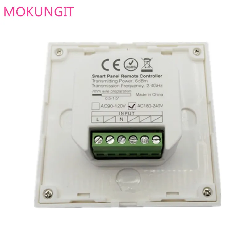 2 4G Mi Licht B1 4 зонный мерный диммер умная сенсорная панель дистанционное управление