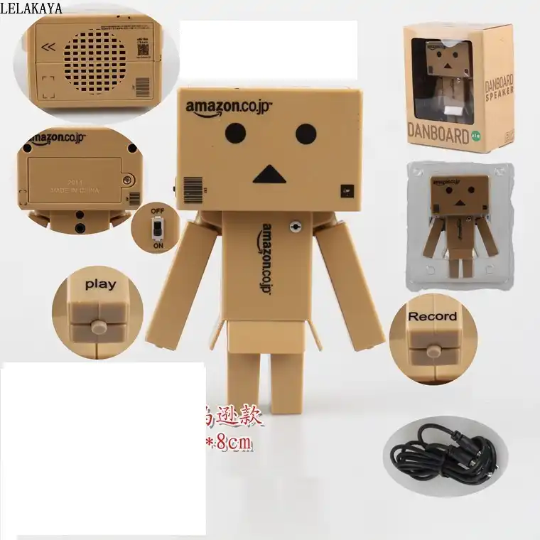 photo Blank Action Figure Packaging 13cm lovely cartoon danbor speaker doll