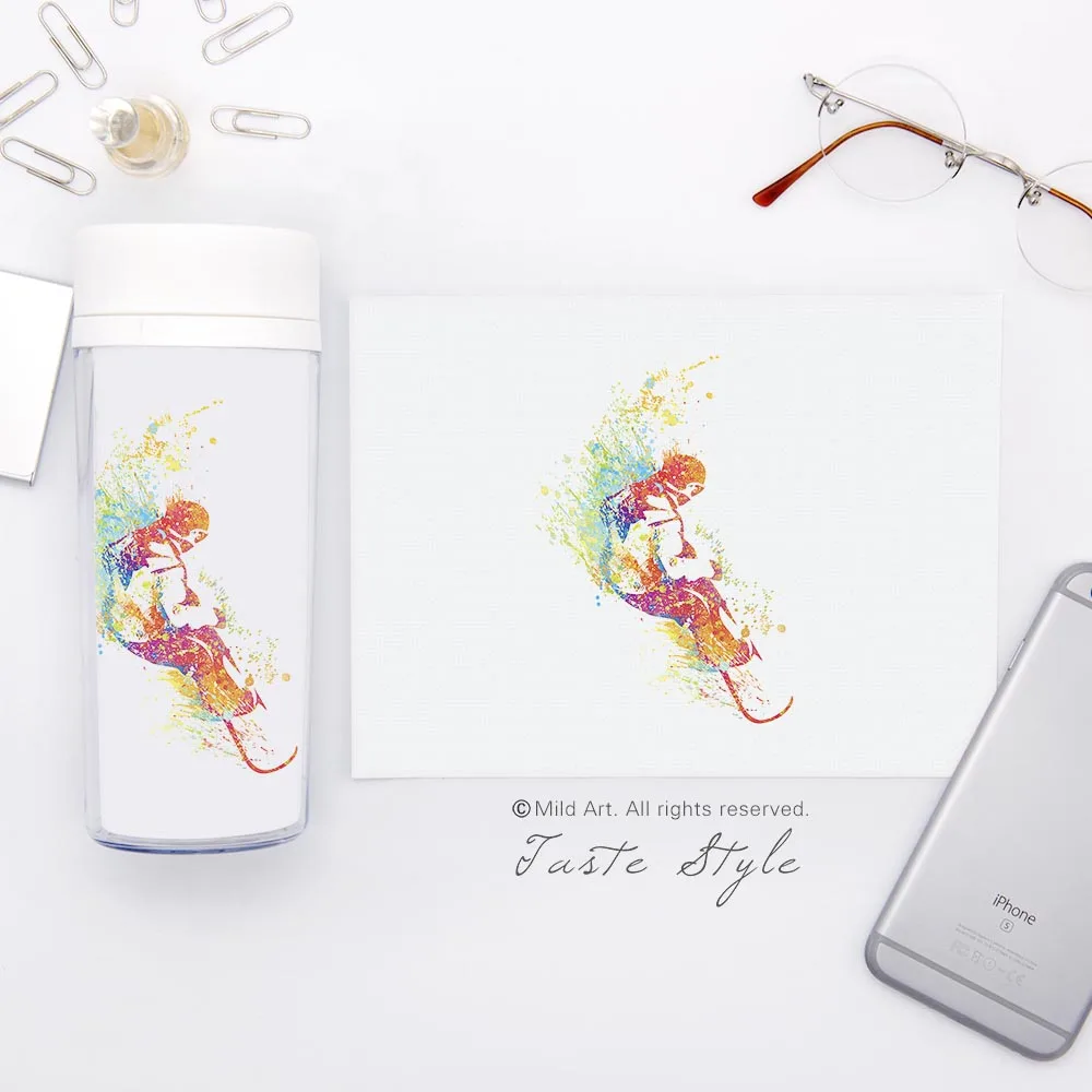 Water Bottle 300ml Gift BPA Free Q0001076 | Дом и сад