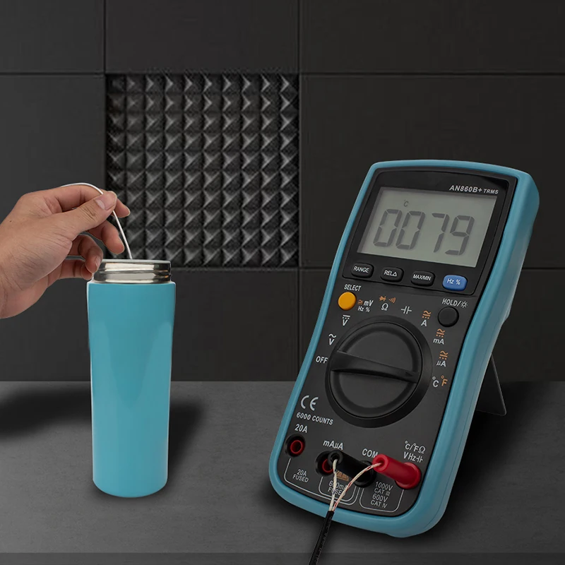 

Digital Backlight Current Voltage Multimeter Autoranging Multimeter 6000 Counts Current Tester JDH99