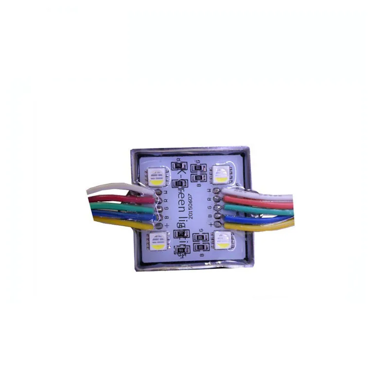 

40X New arrival 4LEDs 5050 RGBW(6000-6500K) led module light ip67 12V input 20pcs/string waterproof ip67 free shipping