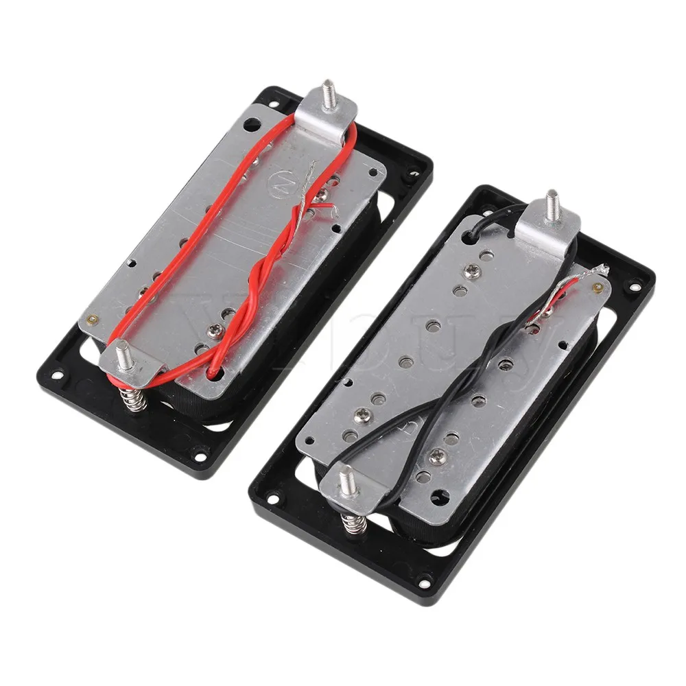Yibuy черная шея гитары и мост Humbucker Pickups окружает|humbucker pickup|guitar neckblack guitar necks |