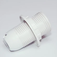 E27 держатель лампы E14 белый пластик зубы все тело света/Droplight Плагин винт базы