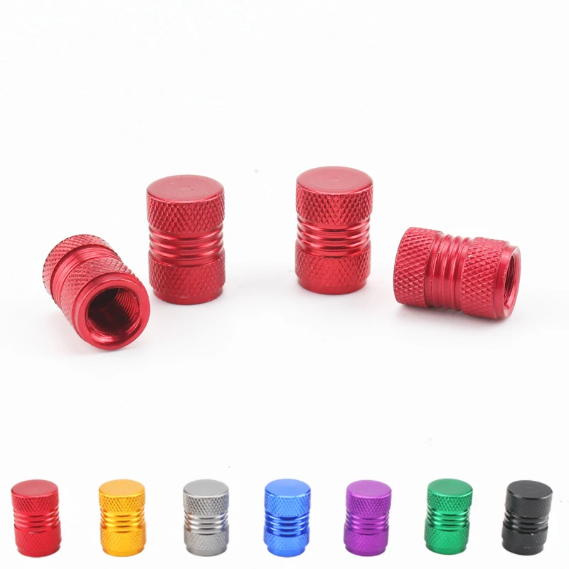 4Pcs set Universal Auto Bicycle Car Tire Valve Caps Tyre Wheel Hexagonal Ventile Air Stems Cover