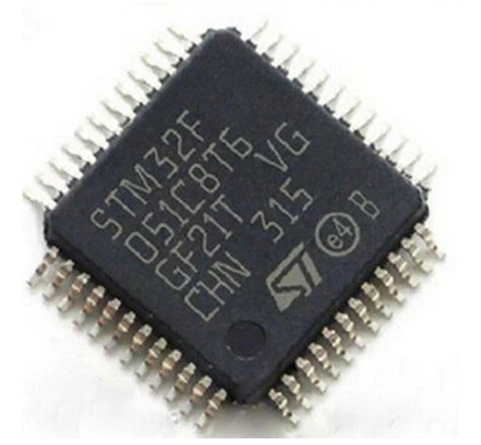 

STM32L051 LQFP48 MCU 32-Bit Ultra Low Power STM32L ARM Cortex M0+ RISC 64kB Flash 48-Pin LQFP STM32L051C8T6