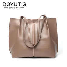 DOYUTIG европейский дизайн женская большая сумка из натуральной воловьей кожи женские сумки из натуральной кожи большой емкости большие сумки F622