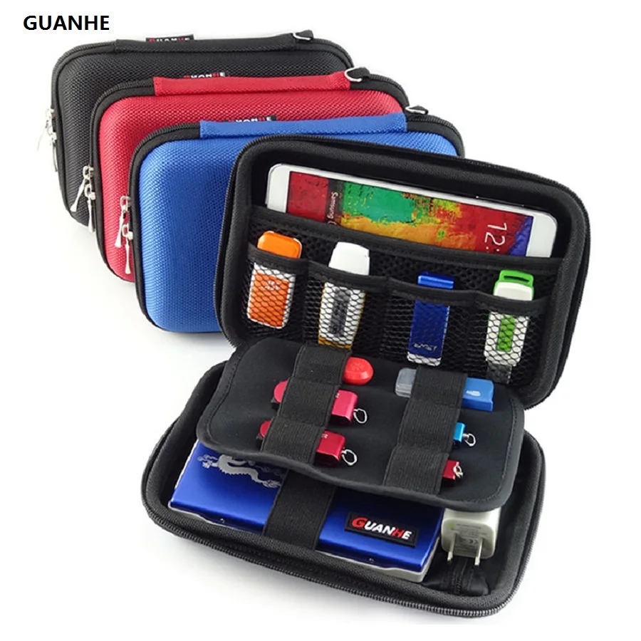 GUANHE-External-Hard-Drive-Case-Bag-Electornics-Accessories-Organizer ...