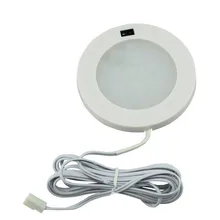 Светодиодный светильник для шкафа 12 в датчик движения ИК лампа для шкафа под кухонный шкаф ночные светильники Шайба шкаф круглый освещение для полки