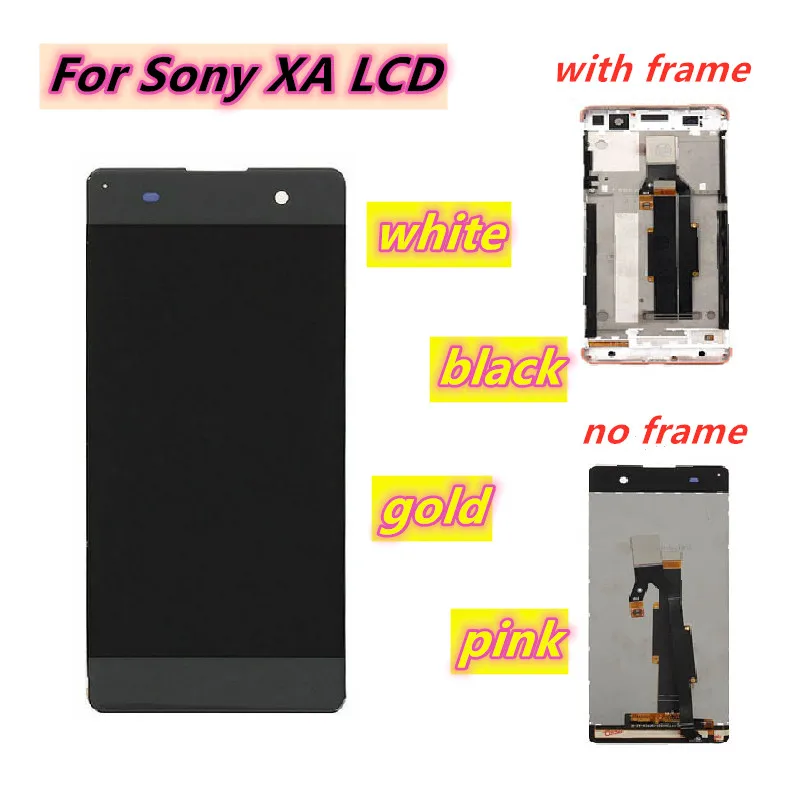 5 0 &quotF3111 ЖК для SONY Xperia XA дисплей сенсорный экран с рамкой F3111 F3112 F3113 Замена