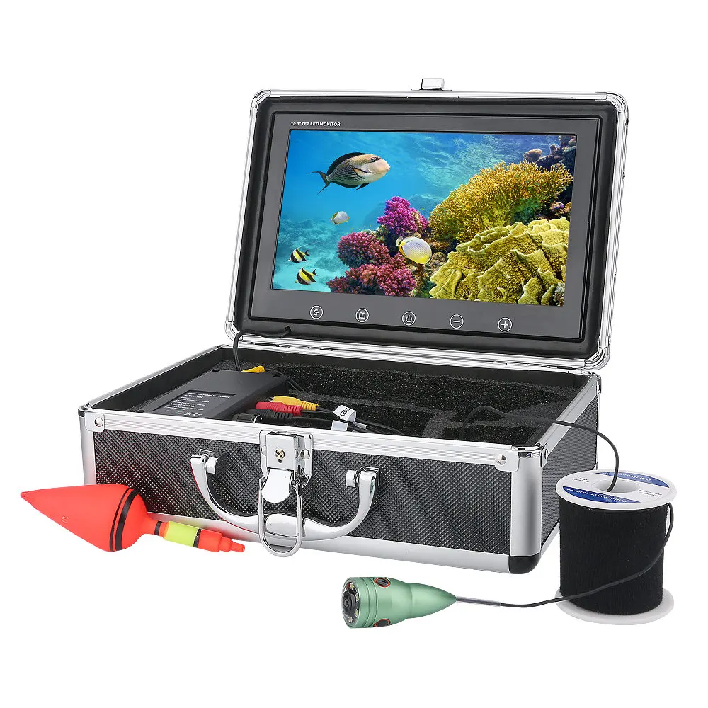 PDDHKK Wifi беспроводной 1" дюймовый TFT lcd цветной монитор рыболокатор подводная рыболовная камера 6 шт инфракрасная лампа для подледной рыбалки