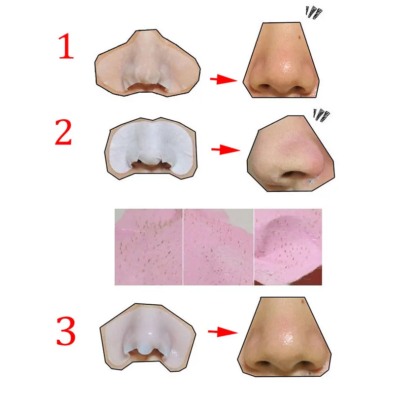 3 шага маска для носа удалить угри наборы для усадки чистые поры t zone Уход Набор для женщин мужчин CD88